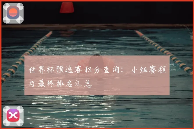 世界杯预选赛积分查询：小组赛程与最终排名汇总